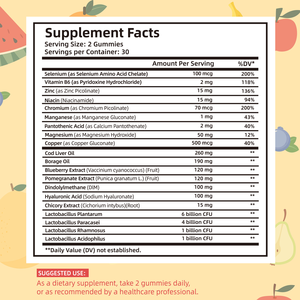 Gomitas de Belleza Premium para la Piel con Aceite de Hígado de Bacalao y Aceite de Borraja para una Complexión Radiante, Servicio de Marca Personalizada - Product Image 5