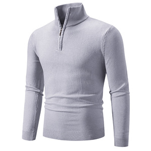 Maglione Pullover <span class=keywords><strong>uomo</strong></span> tinta unita mezza dolcevita manica lunga <span class=keywords><strong>Slim</strong></span> Fit maglione invernale da <span class=keywords><strong>uomo</strong></span> - Product Image 5