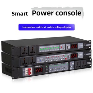 Bộ hẹn giờ công suất 10 kênh chuyên nghiệp Bộ điều khiển khuếch đại công suất cao 8 kênh điều khiển bộ giải mã âm thanh công suất - Product Image 3