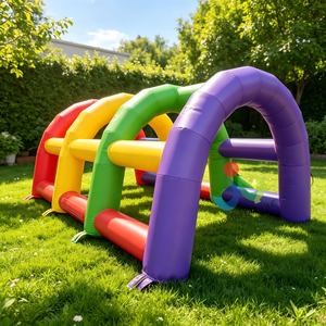 Arco Inflable de PVC de Grado Comercial con Tubos de Conexión para Alquiler en Carnavales Escolares de Verano - Product Image 2