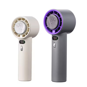 Logotipo personalizado alta velocidade Handheld Ice Turbo fãs Mini recarregável USB frio compressa portátil ventilador de refrigeração Stepless regulamento - Product Image 1