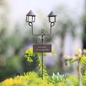 Panneau décoratif créatif en fer forgé en forme <span class=keywords><strong>de</strong></span> <span class=keywords><strong>phare</strong></span> pour décorer des pots <span class=keywords><strong>de</strong></span> fleurs, des vases, des plantes en pot, des petits gazebos, éclairé - Product Image 4