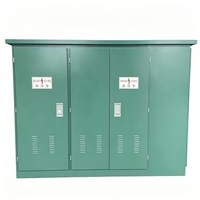 Poste de transformateur compact extérieur de style américain 200KVA 800KVA, installation sur plateforme verte pour applications électriques industrielles