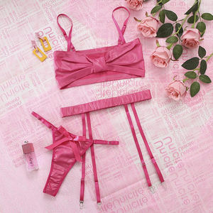 ZZYUP – ensemble de lingerie sexy pour fille, jarretière sans bretelles avec nœud, de haute qualité, vente en gros, 624 - Product Image 5