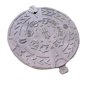 Couvercle de manhole et de caniveau d'égout 400*400 avec cadre et couvercle encastrés pour service de fonderie, modèle 600*800, référence Eb16002 - Product Image 1