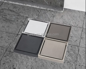 Moderno bagno nascosto in acciaio inox quadrato in acciaio inox SUS304 griglia Anti-odore scarico piastrelle inserto invisibile coperchio della griglia - Product Image 2