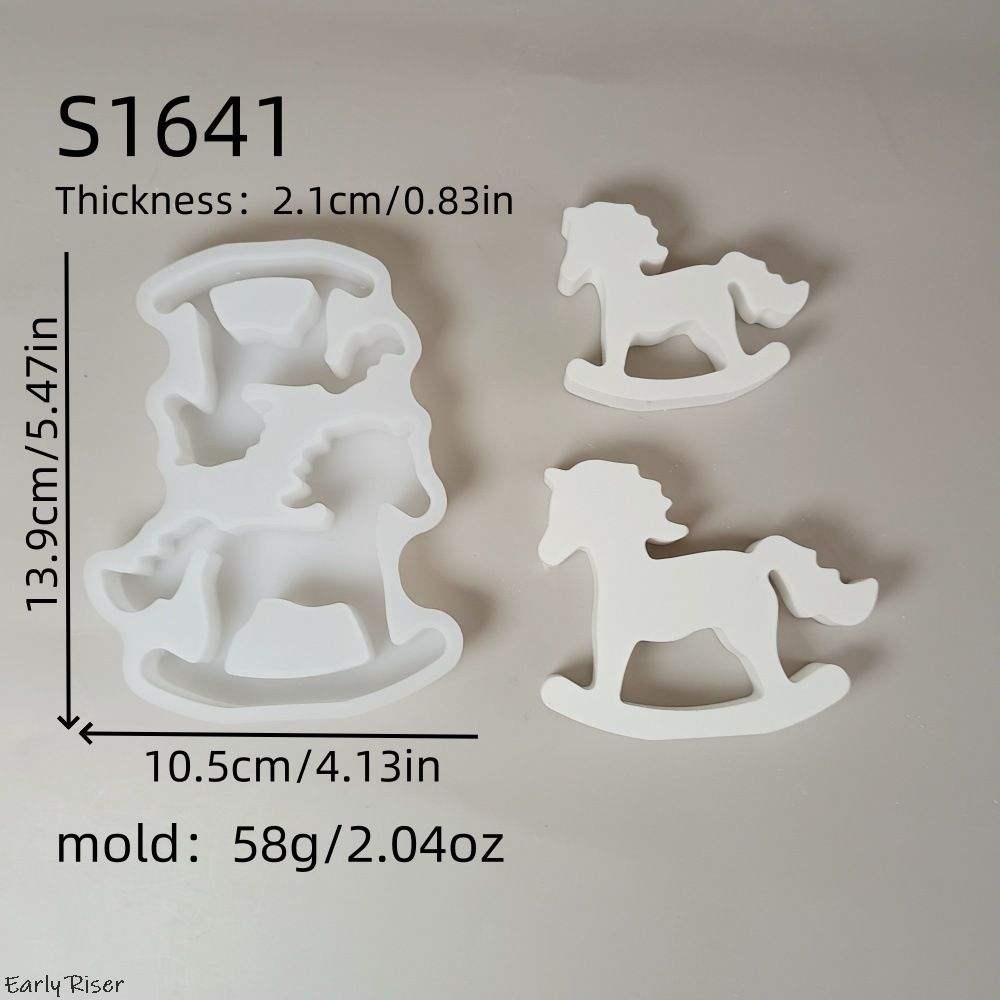 S1641 Pony Combination Ornament