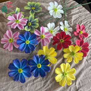 Artificial Cosmos <b>Flowers</b> <b>Silk</b> Handmade Mixed Colors For Wedding Decorations And Floral <b>Arrangements</b> - Product Image 1