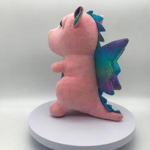 Peluche de Dragón Rosa Personalizado, Peluche de Dragón Brillante, Peluche de Dragón Volador, Peluche de Dragón Adorable - Product Image 5