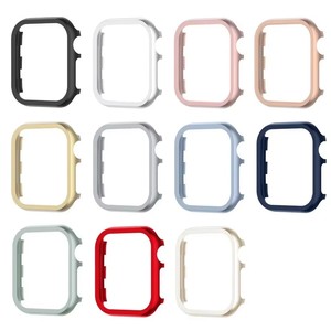 Étui pare-chocs en métal <span class=keywords><strong>pour</strong></span> <span class=keywords><strong>Apple</strong></span> <span class=keywords><strong>Watch</strong></span> 7 <span class=keywords><strong>SE</strong></span> Series 6 5 4 3 Housse de protection <span class=keywords><strong>pour</strong></span> IWatch 45mm 41 40 44 38 42mm Shell Hard Frame - Product Image 5