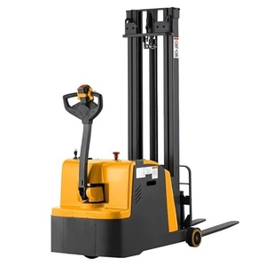 Brand New and High Quality 2T Electric Forklift 48V32AH PU Tires 1150mm Forks Narrow Aisle Pallet Truck - Product Image 6