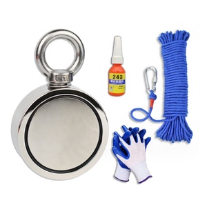 D60 D75 D94 <span class=keywords><strong>D116</strong></span> D136 Crochet de pêche Aimant Néodyme Aimant Max 600kg Force magnétique Aimant de pêche - Product Image 1
