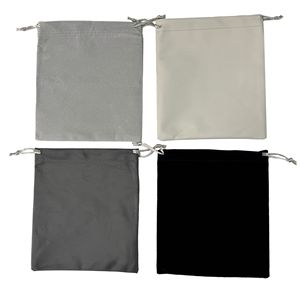 Venta al por mayor de fábrica, bolsas de terciopelo con cordón y logotipo personalizable, bolsas portátiles con cordón a prueba de polvo para regalos y almacenamiento al por mayor. - Product Image 1