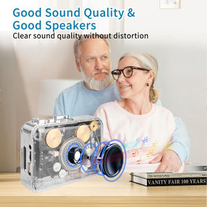 Vente en gros d'usine, lecteur de <span class=keywords><strong>cassette</strong></span> <span class=keywords><strong>audio</strong></span> stéréo <span class=keywords><strong>HiFi</strong></span> classique transparent personnalisé, convertisseur MP3, baladeur Burtowic JL-301 - Product Image 5