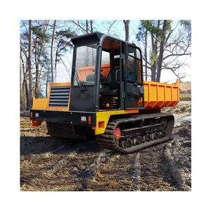 10 Ton Self-Laden Gevolgd Carrier Crawler Dumper Voor Modder Weg, Swamp, Sneeuw Hellingen En Andere Speciale