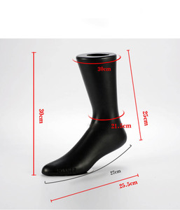 Vente en gros de présentoir en plastique pour chaussettes taille adulte pour hommes présentoir de chaussures mannequin pour pied taille homme - Product Image 2