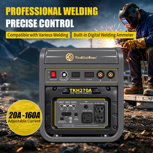 เครื่องเชื่อมแก๊สโซลีน TKH270A กำลังเชื่อม 20-160 แอมป์, เครื่องเชื่อมอาร์ค 3.5KVA 5.6KVA 120V/240V 60Hz สำหรับงานเชื่อมนอกสถานที่ - Product Image 3