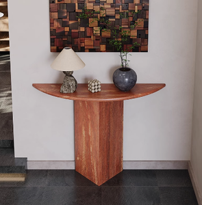 Tavolino da Salotto di Lusso di Alta Qualità, Tavolo da Caffè in Marmo Naturale, <span class=keywords><strong>Moderno</strong></span> Tavolo Console in Marmo per Corridoio - Product Image 4