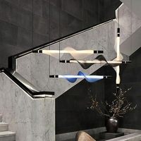 Lámpara Colgante de Hierro Estilo Art Deco, Geométrica, para Techo Alto, Nueva Llegada, Calidad Premium, Grado Comercial