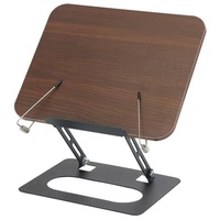 Support de lecture pliable en bois réglable SINCERE pour livres, ordinateurs portables et tablettes – Vente directe usine – Support tablette pour bibliothèque/campus