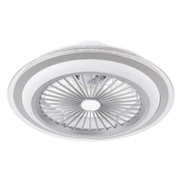 Ventilador de Techo con Luces para Dormitorio, Moderno, Aspas de PC, Ahorro de Energía, Certificado CE, Silencioso, Regulable