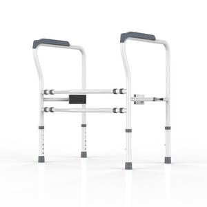 قضبان أمان للمرحاض قابلة للتعديل للمسنين، من الفئة الثانية، يدوية التركيب بدون ثقب، معتمدة من CE، ضمان لمدة عام، أجهزة طبية منزلية - Product Image 3