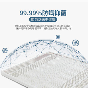 Mantianfei Latex Mattress 1.8m Soft Breathable Natural Rubber Bedding For Bedroom Adult Use - Product Image 4
