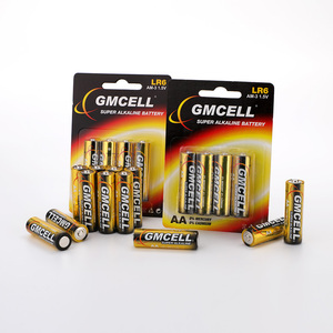 GMCELL 1,5 voltios Aaa y Aa tamaño Lr6 Lr03 Aa1.5v Batería primaria R6p suma 3 pilas alcalinas de celda seca No5 Aa