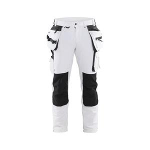 BLAKLADER - 107916451098D104 Pantalones de pintor elásticos de 4 vías Blanco/Gris oscuro-PANTALÓN DE TRABAJO EAN 7330509743508 - Product Image 1