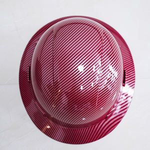 หมวกแข็งทำจากคาร์บอนไฟเบอร์สีต่างกันวัสดุ HDPE แบบปีกแข็งออกแบบได้ตามต้องการ - Product Image 5