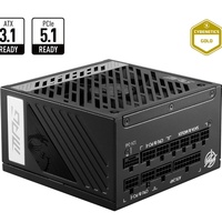 Alimentation électrique modulaire complète MPG A850G PCIE5 850W 80 PLUS Gold à rendement élevé avec PFC actif pour ordinateur de bureau de jeu - Vente en gros