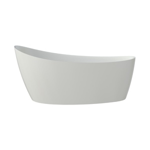 อ่างอาบน้ำแบบแช่ตัว Maydon Solid Surface สีขาว สำหรับวิลล่าและอ่างน้ำวน ขนาด 1650 มม. แบบตั้งพื้น ผลิตโดยผู้ผลิตอ่างอาบน้ำสำหรับโรงแรม - Product Image 1