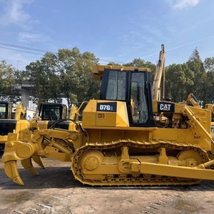 รถเกลี่ยดิน D7G2หนอนผีเสื้อแบบใช้แล้วที่มีส่วนประกอบหลักเครื่องยนต์ปั๊มมอเตอร์ที่ยอดเยี่ยม - Product Image 1