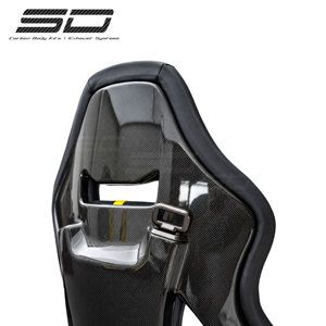 Asiento de Carreras de Fibra de Carbono SD Resistente para <span class=keywords><strong>Ferrari</strong></span>, Color y Logotipo Personalizados, Alcántara, Cuero - Product Image 6