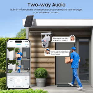 Ai kim loại 4k ống kính kép 10W 30x zoom 4G năng lượng mặt trời máy ảnh tự động theo dõi 20100mAh Pin máy ảnh IP66 kép PIR CCTV an ninh <span class=keywords><strong>IP</strong></span> <span class=keywords><strong>Camera</strong></span> - Product Image 6