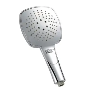 ABS Kunststoff Chrom Rechteckige Badezimmer-Duschkopf großer Handbrause