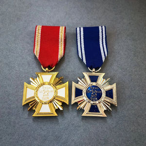 Özel Metal hatıra madalya hatıra amblem dekorasyon kahramanca onur göğüs rozeti madalya - Product Image 3