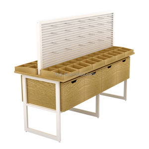 선물 상점을 위한 분말 코팅 Miniso 진열대 Morden 작풍 강철 물자 소매점 진열대 - Product Image 3