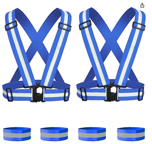 Ebike — <span class=keywords><strong>gilet</strong></span> de sécurité réfléchissant, <span class=keywords><strong>gilet</strong></span> de course, réglable à haute visibilité et de sécurité, pour la course à pied, le jogging et les exercices - Product Image 4
