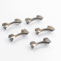 Perles d'épingles de bracelet de montre courbe solide en acier inoxydable 303 connectées à la plupart des montres