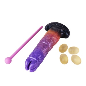 YOCY Venta al por mayor de fábrica: Dildo hueco monstruoso, Ovipositor de fantasía, Juguetes sexuales para adultos con función de puesta de huevos, para juegos sexuales de adultos y uso en parejas - Product Image 3