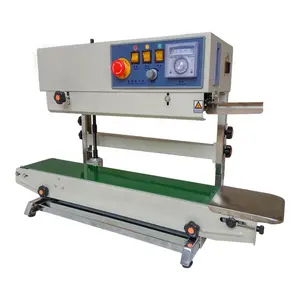 Semi Automatic Horizontal Continuous Rice Bag Band Sealer Candy for Heavy Duty Plastic Bag sealer