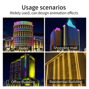 Programmable adressable DMX étanche extérieur Ip65 <span class=keywords><strong>LED</strong></span> barre Rgb Rgbw lumière de <span class=keywords><strong>Tube</strong></span> numérique pour le bâtiment de façade linéaire - Product Image 6
