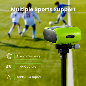 XbotGo Falcon Mini AI Telecamera d'Azione per <span class=keywords><strong>Calcio</strong></span>, Basket, Hockey, Tennis e Altri Sport con Tracciamento Automatico e Streaming Video in Diretta - Product Image 3