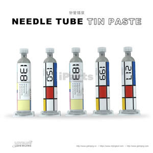 Pasta de Soldadura de Temperatura IParts Mijing ZT-138/150/183/199/217, Fundente en Jeringa para Soldadura de SMD BGA PCB, Pasta de Estaño en Tubo con Aguja, Crema de Soldadura - Product Image 1