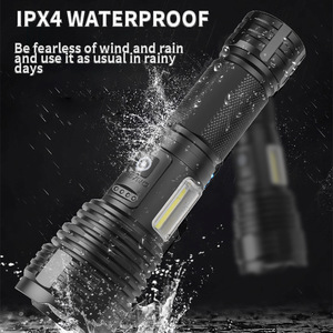 ไฟฉาย LED 30W รุ่นอัปเกรดแบบชาร์จไฟได้ พร้อมไฟด้านข้าง สีแดง สีขาว สำหรับใช้งานกลางแจ้ง ระยะไกล กำลังสูง - Product Image 3