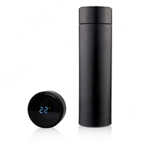 Bouteille d'eau intelligente de haute qualité de 500ml avec logo personnalisé Affichage de la température au design moderne isolé par LED