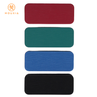 Étui rigide rectangulaire de couleur unie pour lunettes, portable avec doublure protectrice, logo personnalisé pour lunettes de soleil et lunettes de vue