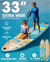 Planche de SUP gonflable personnalisable de haute qualité 10'6''*33''*6'' avec accessoires – Nouveauté en gros