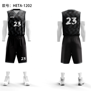 ملابس كرة السلة الفارغة بالجملة للرجال، ملابس تدريب مخصصة، طقم قميص كرة السلة للرجال - Product Image 5